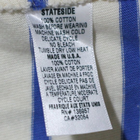 STATESIDE White and Blue Horizontal Striped Dress - Picture 6 of 6